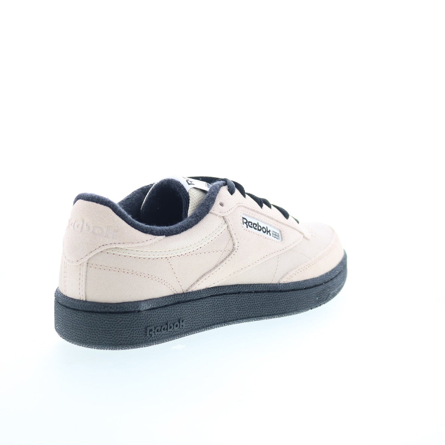 Reebok Club C 85 Mens Beige Suede Lace Up Lifestyle Sneakers Shoes