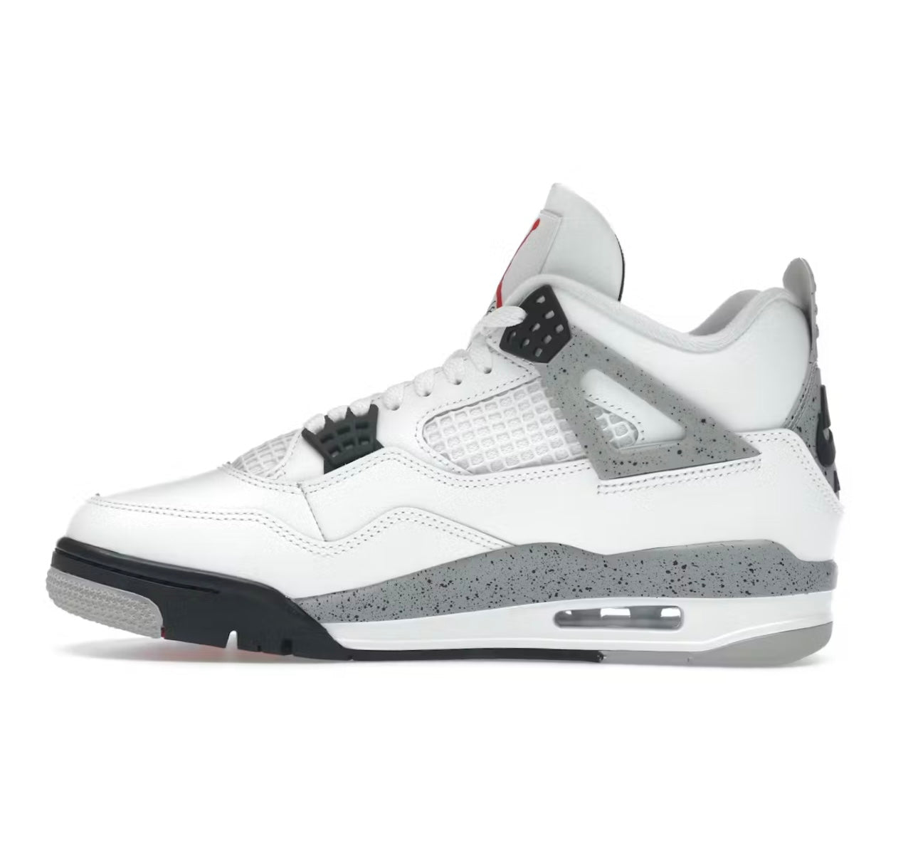 Nike Mens Air Jordan 4 Retro Sneakers - 'White Cement'
