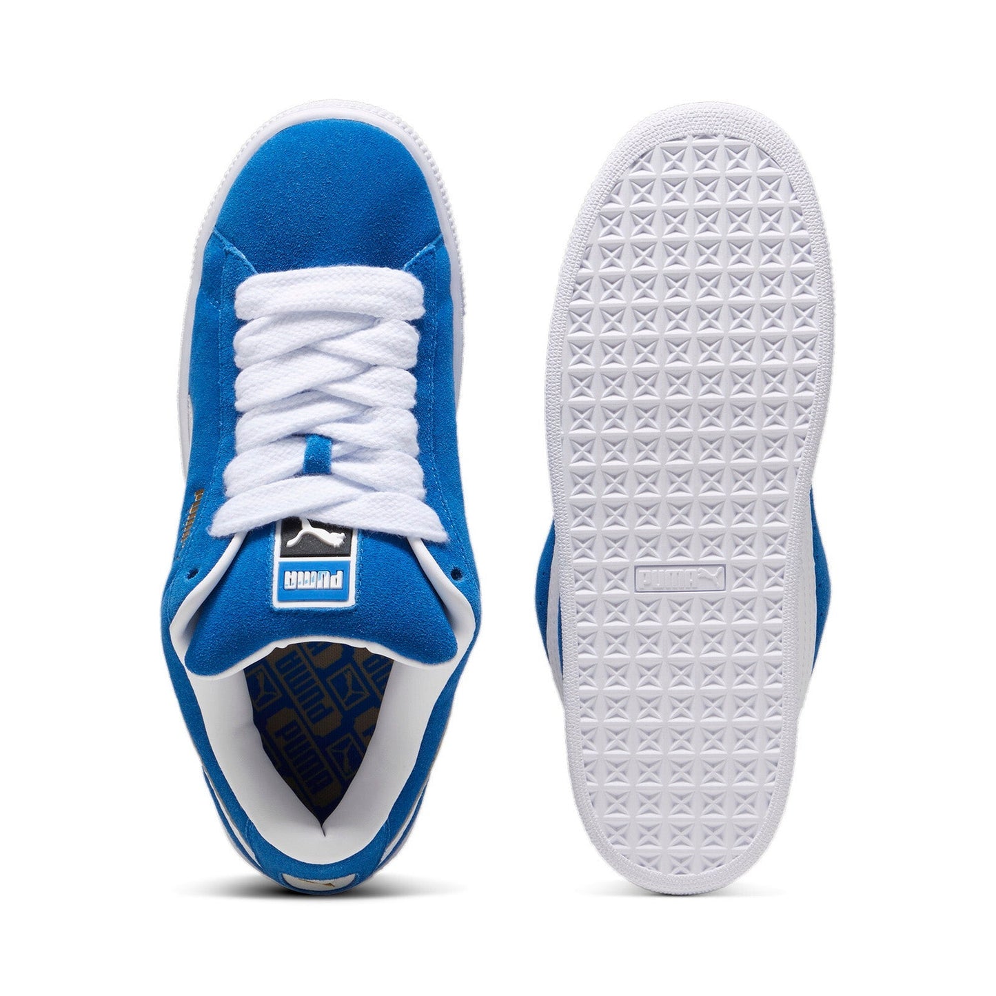Puma Suede XL 39520501 Mens Blue Suede Lifestyle Sneakers Shoes