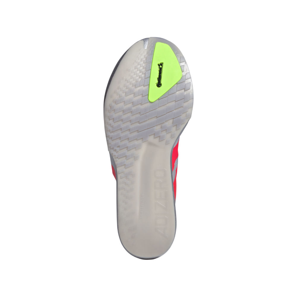 Adizero Adios 9 Women's :Grey I Lucid Red
