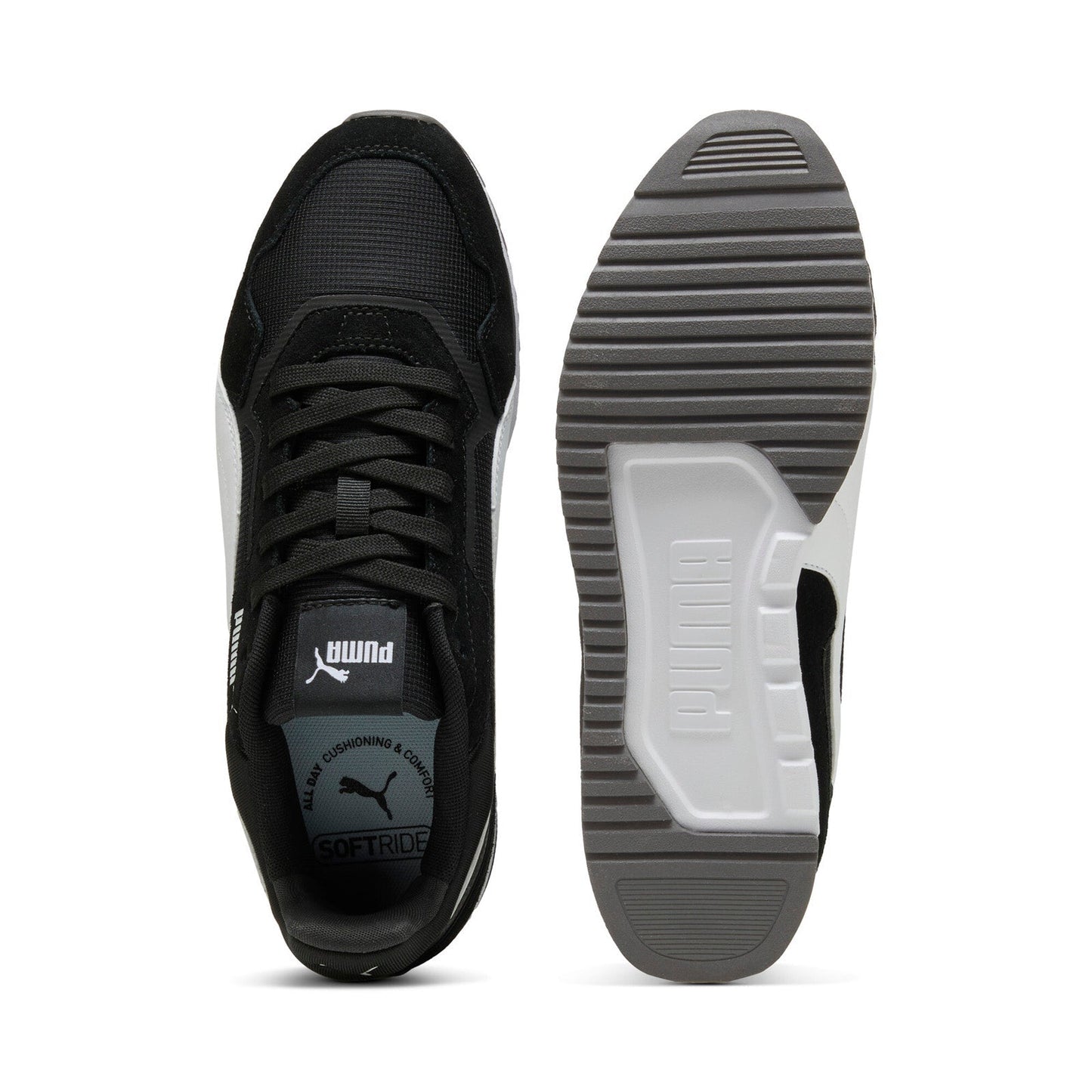 Puma Softride ST Miler 40263503 Mens Black Lifestyle Sneakers Shoes