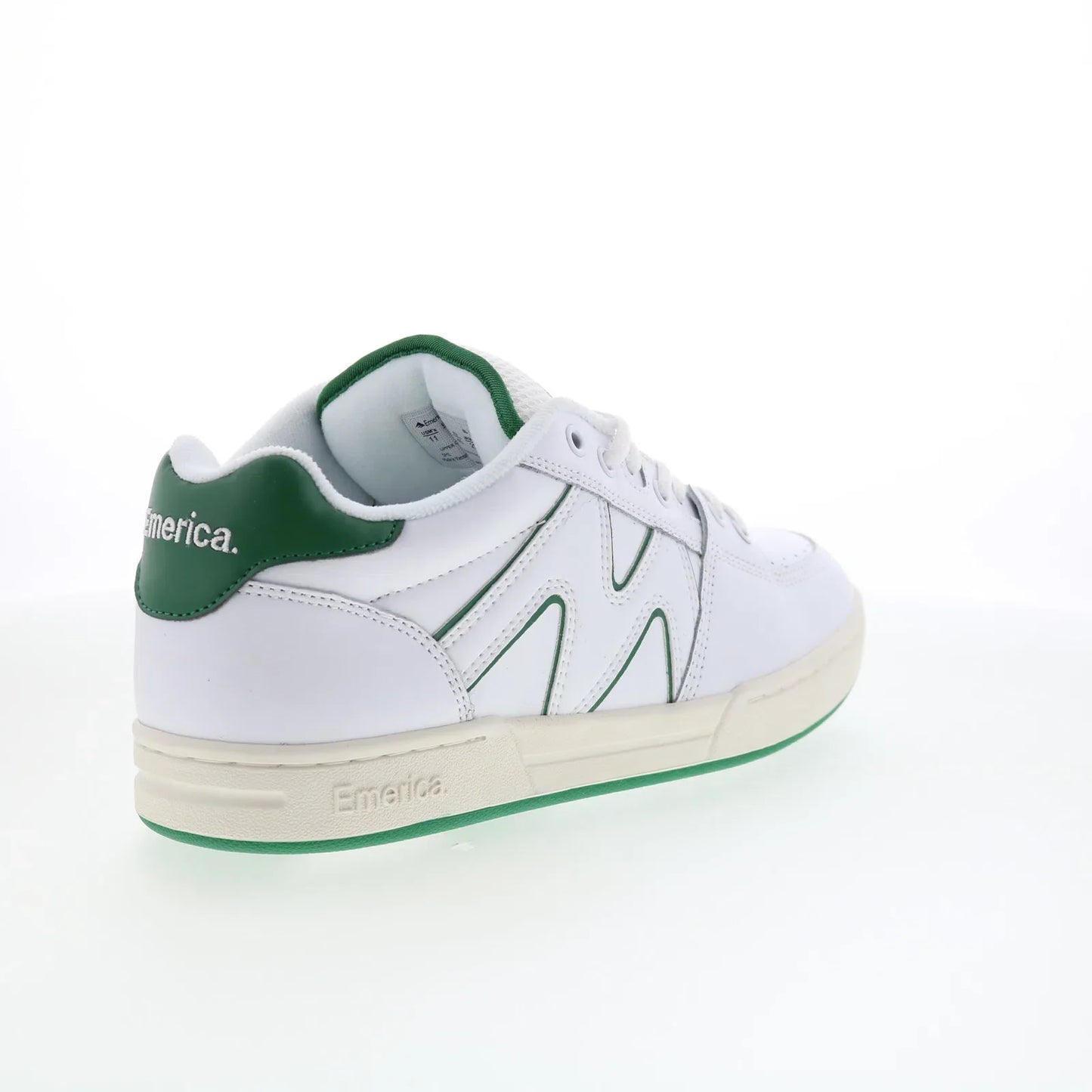 Emerica OG-1 6101000152167 Mens White Leather Skate Inspired Sneakers Shoes
