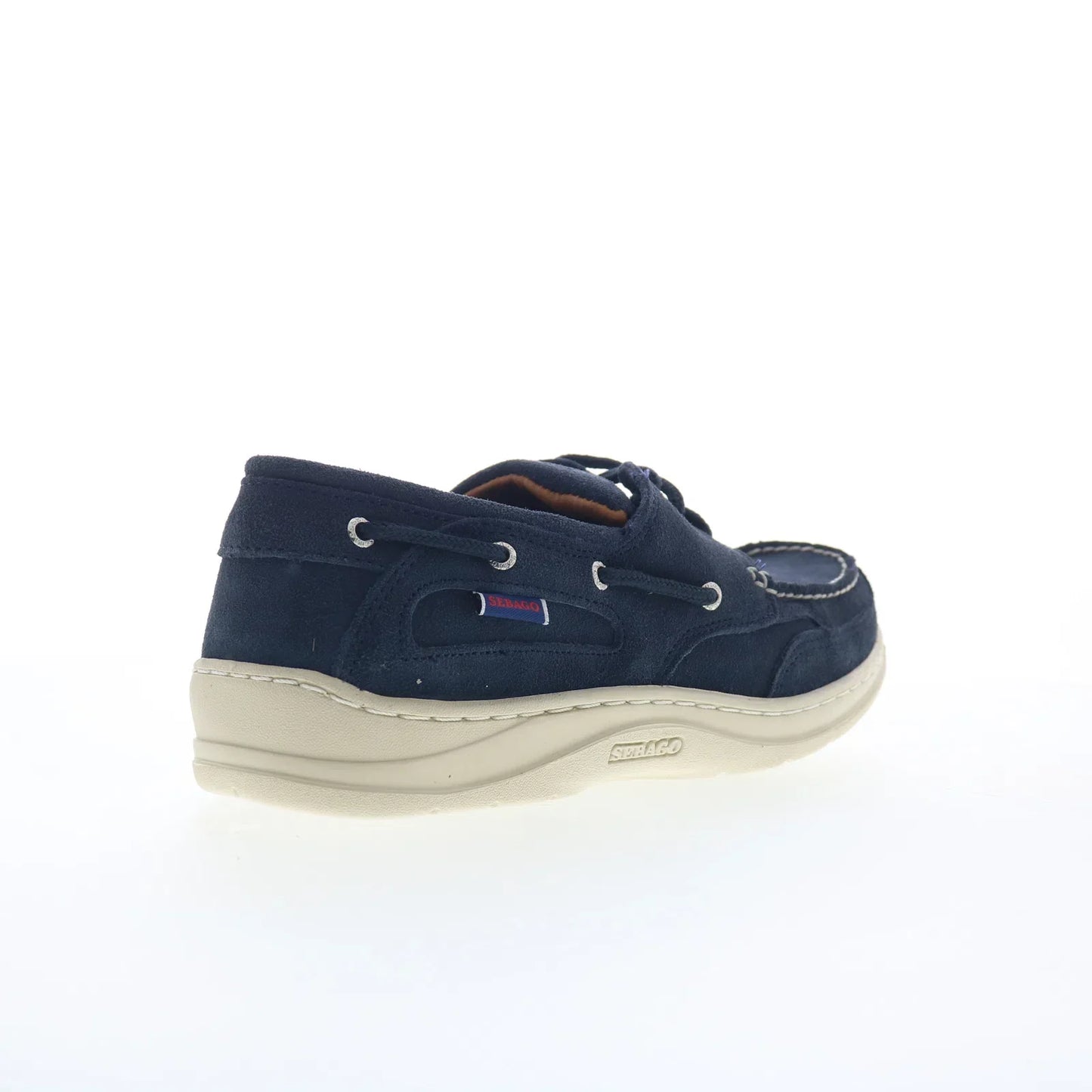 Sebago Scotty 71131QW-A97 Mens Blue Suede Loafers & Slip Ons Boat Shoes
