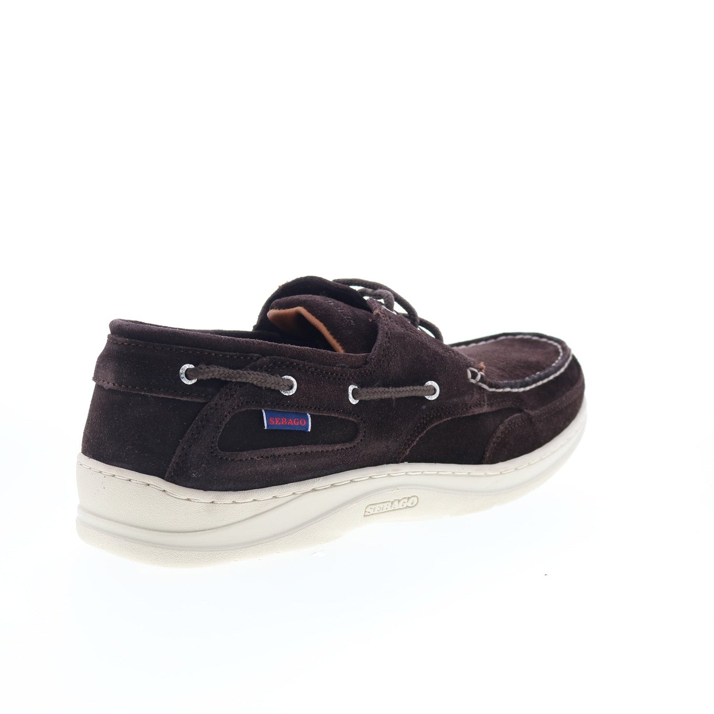 Sebago Scotty 71131QW-ABU Mens Brown Suede Loafers & Slip Ons Boat Shoes