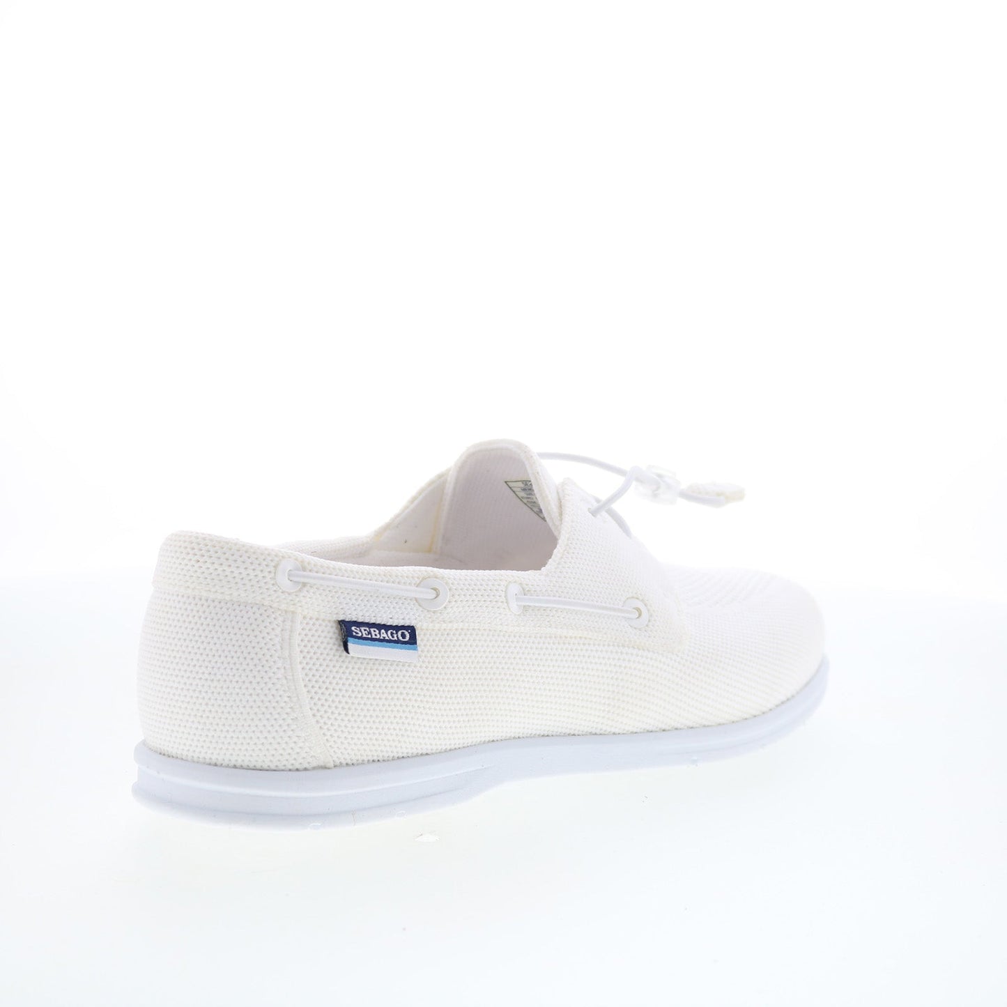 Sebago Monterey 78117KW-911 Mens White Mesh Loafers & Slip Ons Boat Shoes