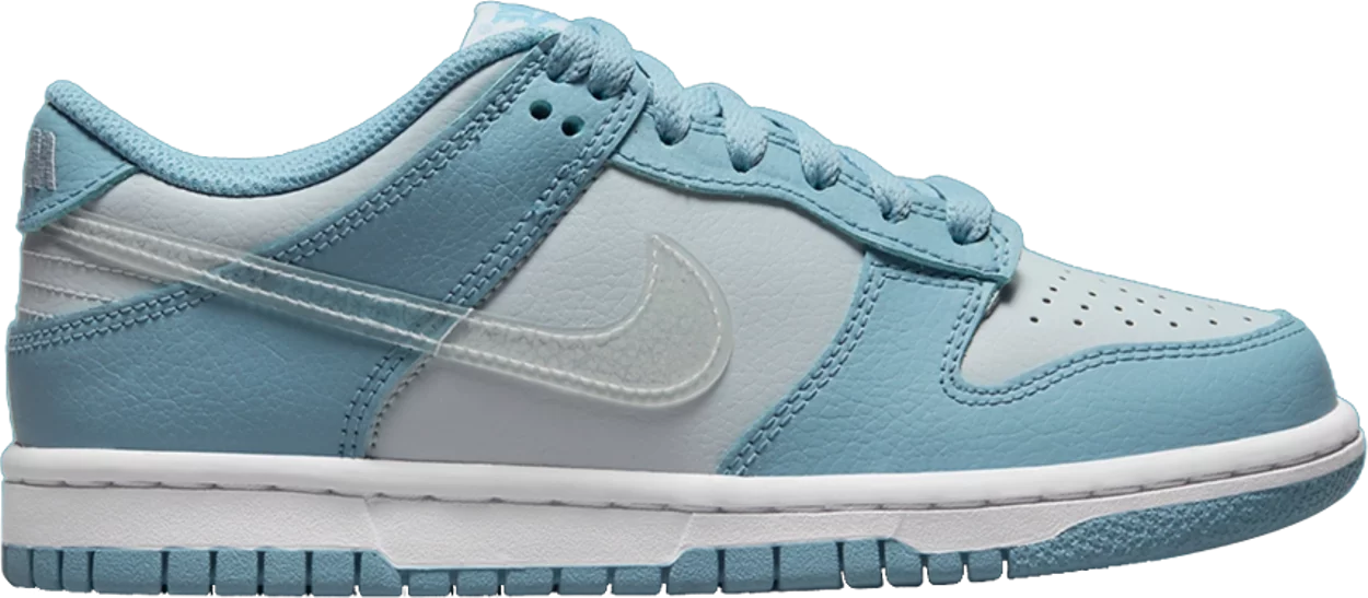 Nike Grade School Womens Dunk Low Sneakers - 'Aura Clear'