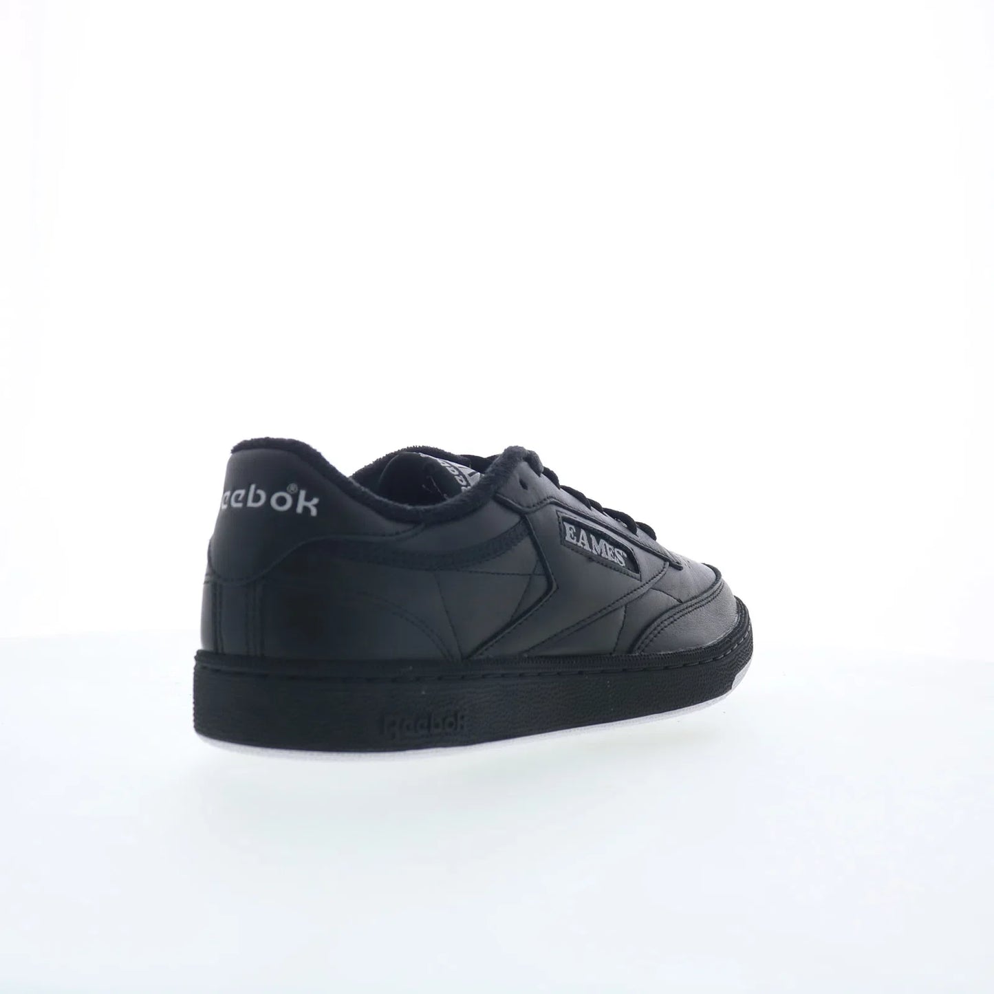 Reebok Club C 85 Eames Office Mens Black Leather Lifestyle Sneakers Shoes