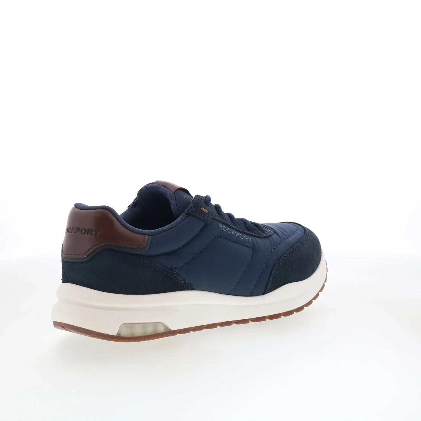 Rockport DMX Brock RMDMXBROCK Mens Blue Wide Suede Lifestyle Sneakers Shoes