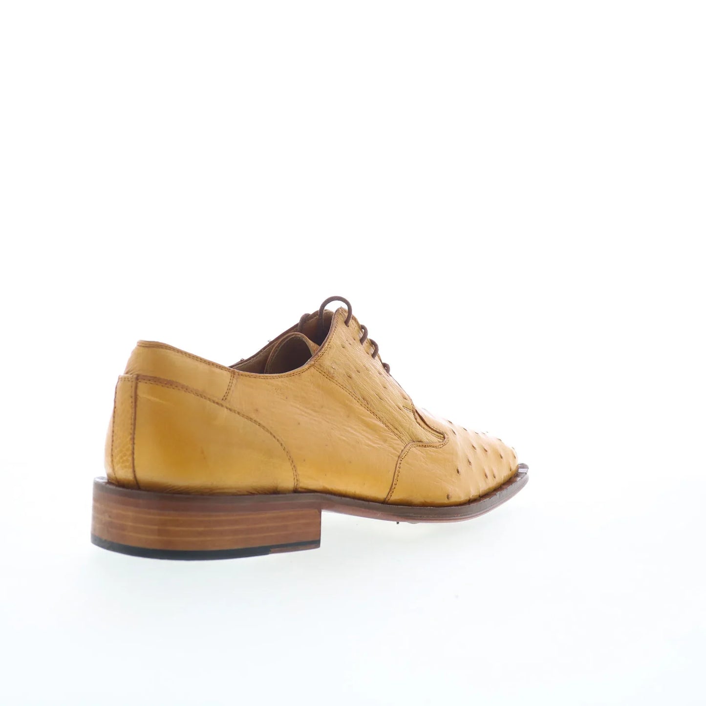 Ferrini FQ Ostrich FQ Ostrich 2353 121 Mens Yellow Oxfords Casual Shoes