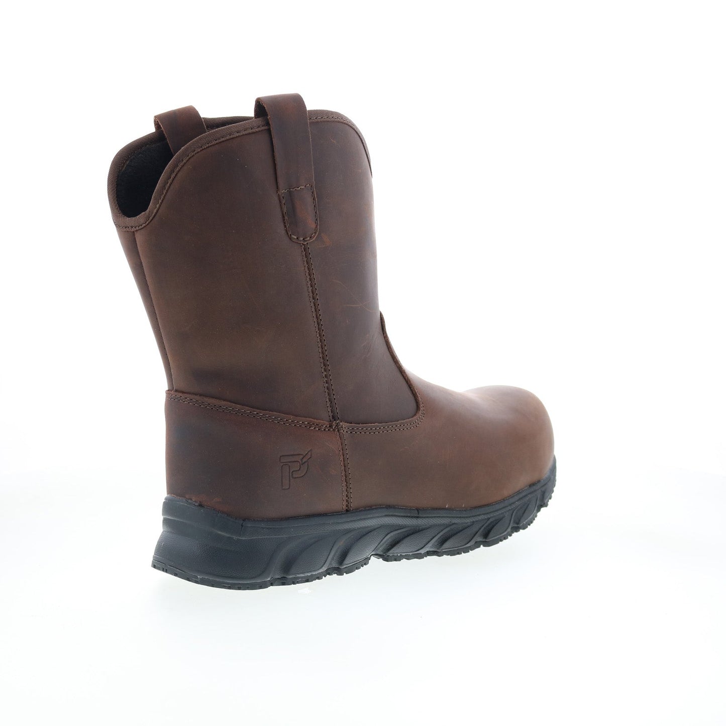 Propet Smith Composite Toe MBU004LBCH Mens Brown Leather Work & Safety Boots