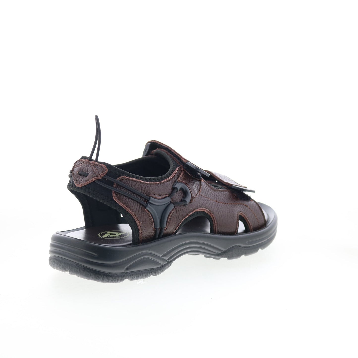 Propet SurfWalker II MSV023LBR Mens Brown Leather Strap Sport Sandals Shoes