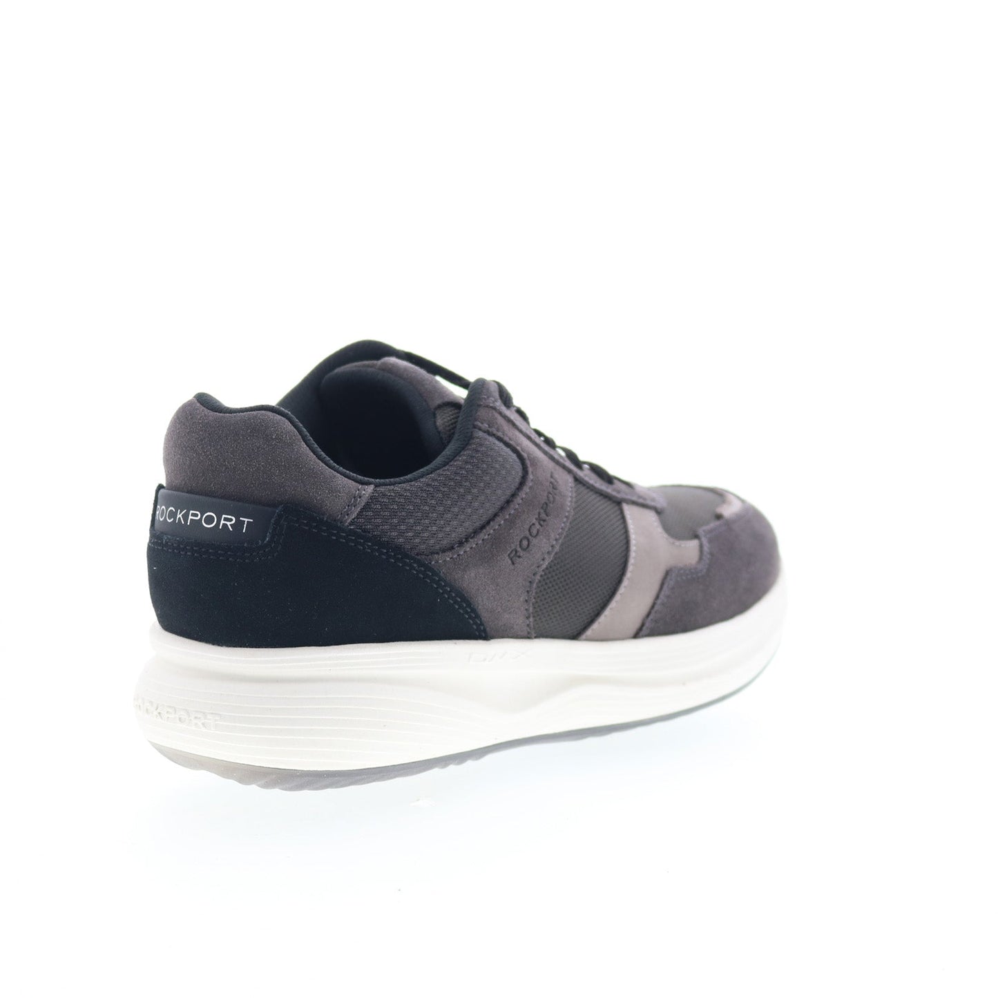 Rockport DMX Corvin RMDMXCORVIN Mens Gray Suede Lifestyle Sneakers Shoes