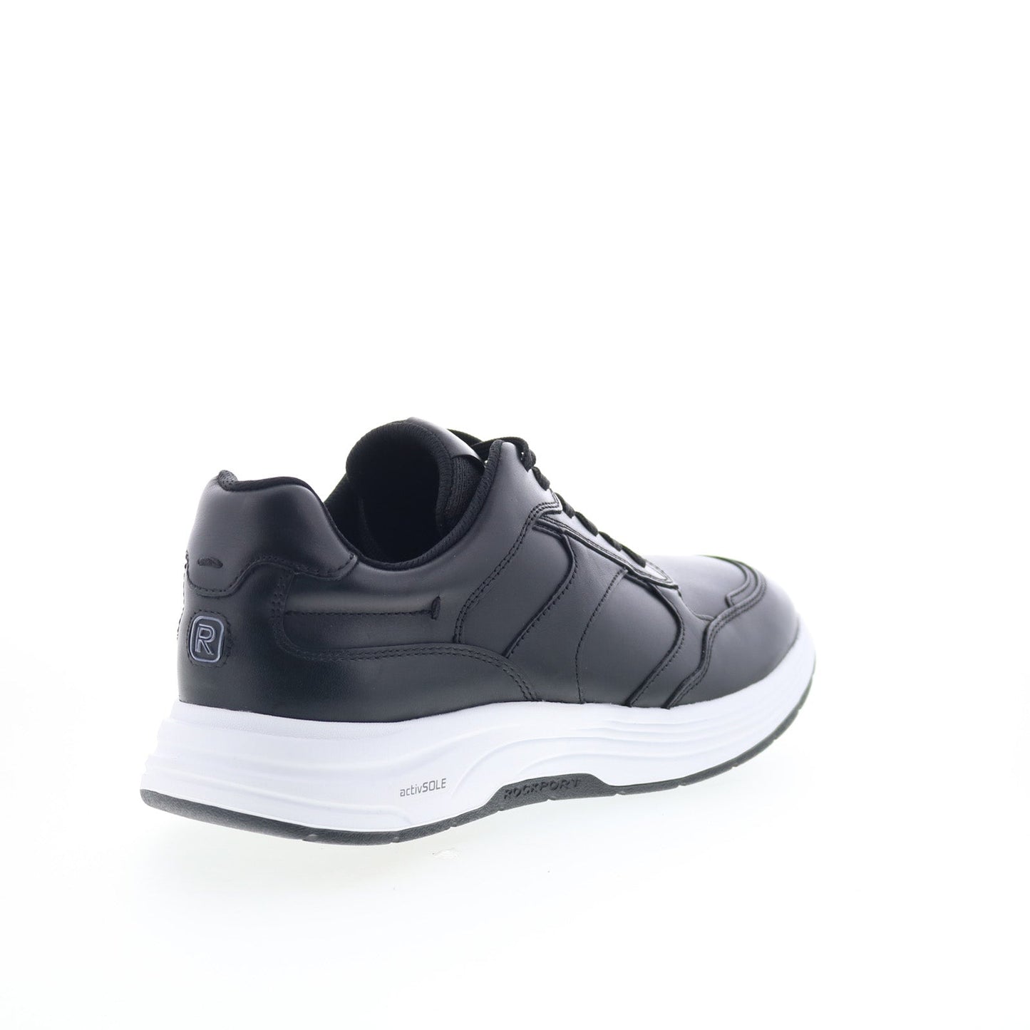 Rockport Harrison 2 RMHARRISON2 Mens Black Leather Lifestyle Sneakers Shoes