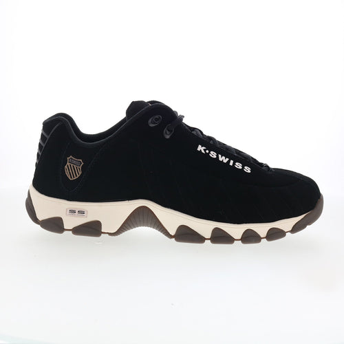 K-Swiss ST329 CMF 03426-033 Mens Black Nubuck Lifestyle Sneakers Shoes
