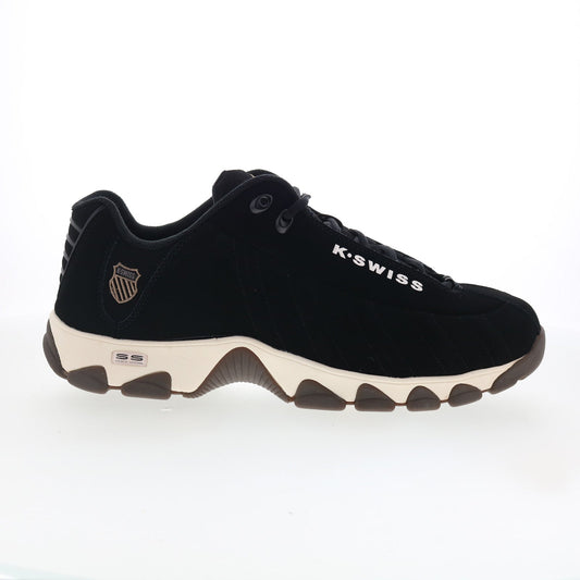 K-Swiss ST329 CMF 03426-033 Mens Black Nubuck Lifestyle Sneakers Shoes