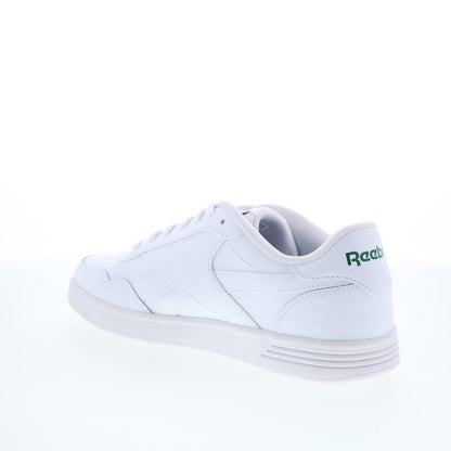 Reebok Court Advance Mens White Leather Lace Up Lifestyle Sneakers Shoes
