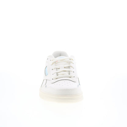 Reebok Court Advance Womens Beige Leather Lace Up Lifestyle Sneakers Shoes