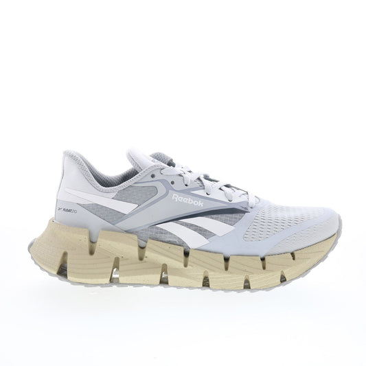 Reebok Floatzig 1 Mens Gray Canvas Lace Up Athletic Running Shoes