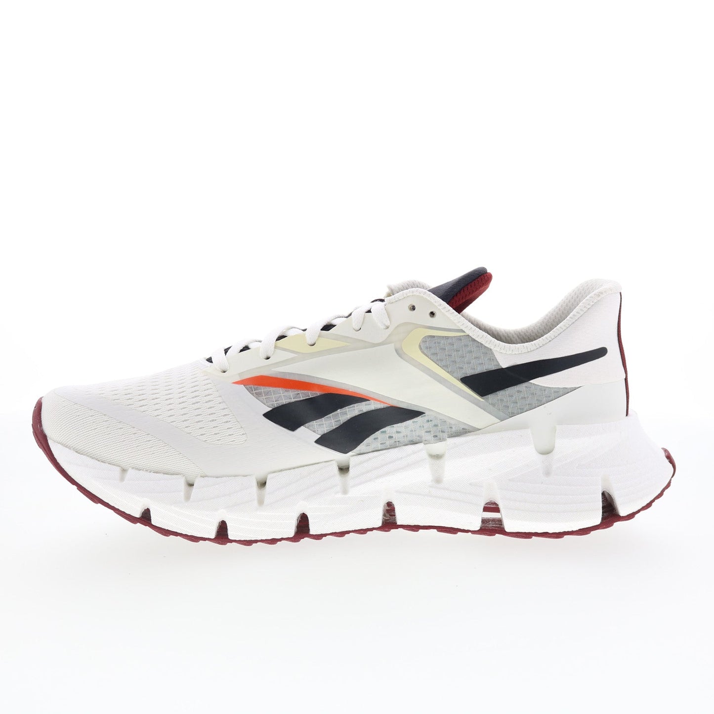 Reebok Floatzig 1 Mens Gray Canvas Lace Up Athletic Running Shoes