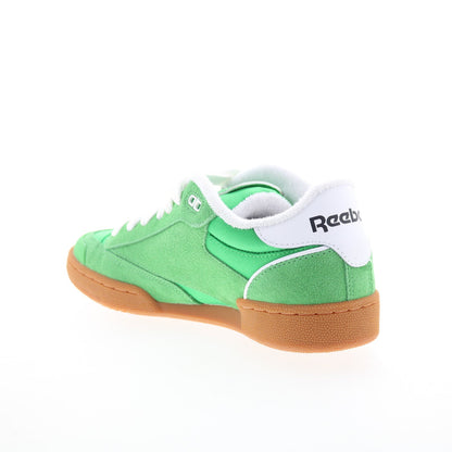 Reebok Club C Bulc Pleasures Mens Green Suede Lifestyle Sneakers Shoes