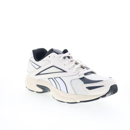 Reebok Road Prime Mens Beige Leather Lace Up Lifestyle Sneakers Shoes