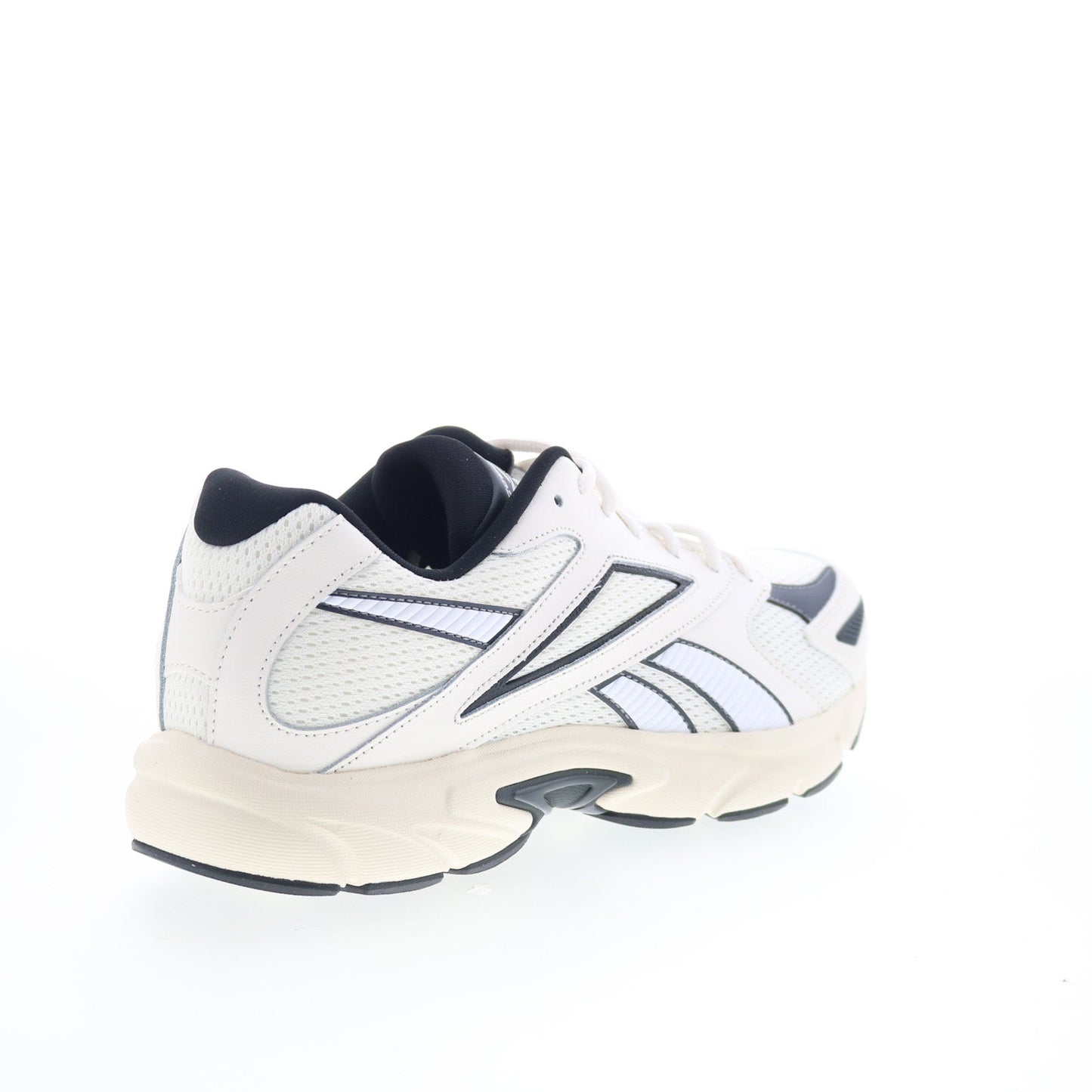 Reebok Road Prime Mens Beige Leather Lace Up Lifestyle Sneakers Shoes
