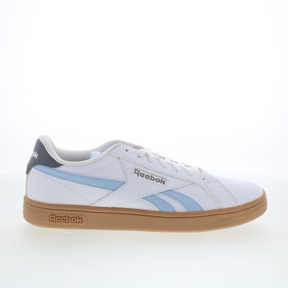 Reebok Court Retro Mens White Leather Lace Up Lifestyle Sneakers Shoes