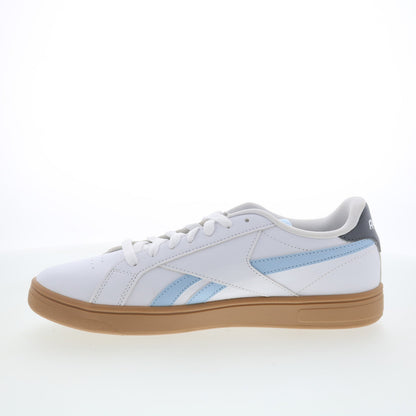 Reebok Court Retro Mens White Leather Lace Up Lifestyle Sneakers Shoes