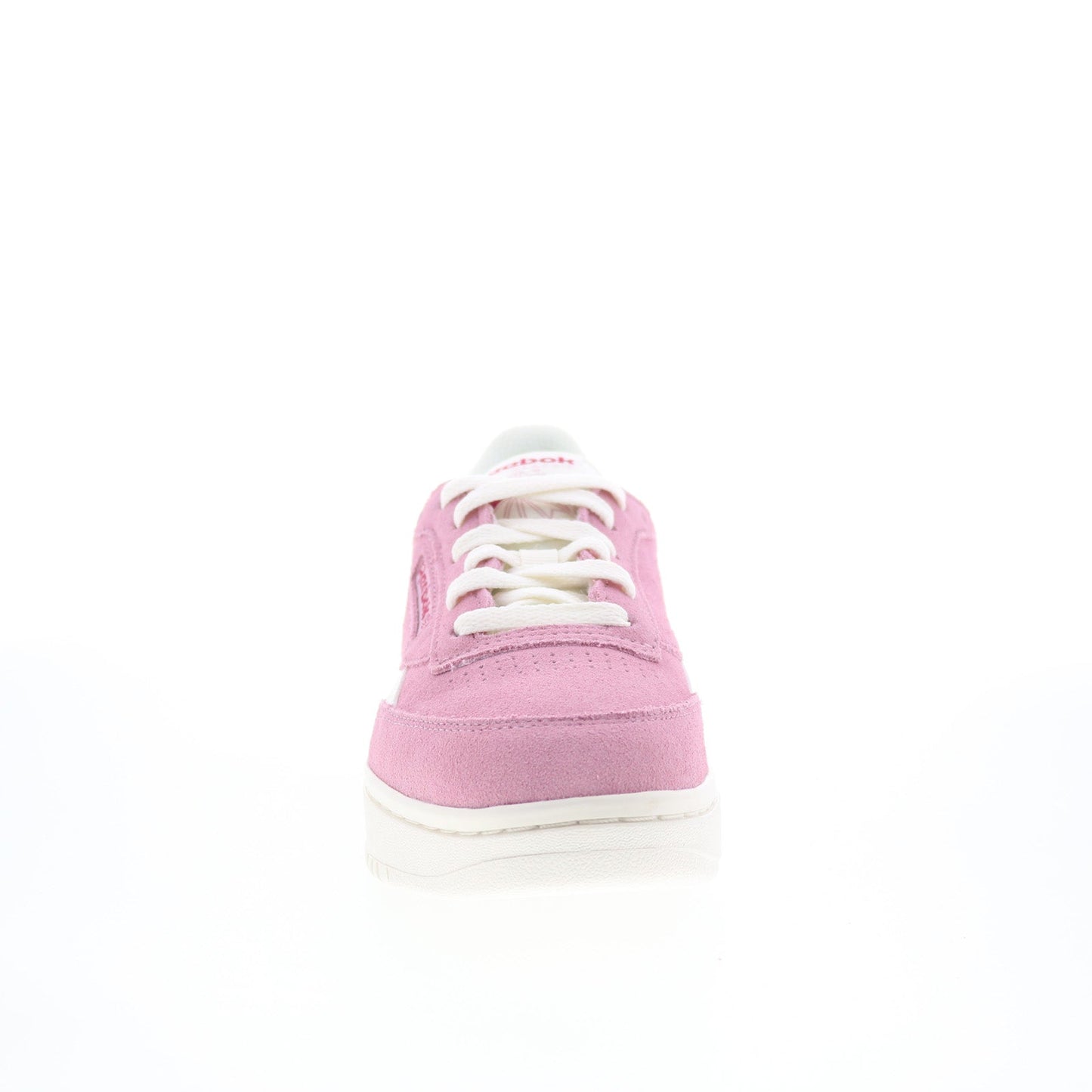 Reebok Club C Double Revenge Womens Pink Suede Lifestyle Sneakers Shoes