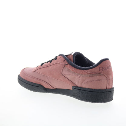 Reebok Club C 85 Mens Brown Suede Lace Up Lifestyle Sneakers Shoes