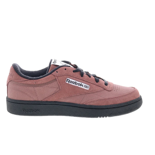 Reebok Club C 85 Mens Brown Suede Lace Up Lifestyle Sneakers Shoes