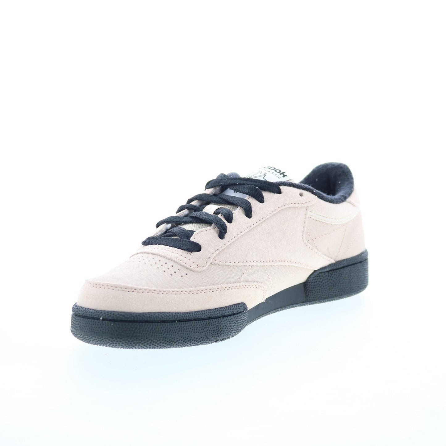 Reebok Club C 85 Mens Beige Suede Lace Up Lifestyle Sneakers Shoes