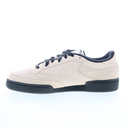 Reebok Club C 85 Mens Beige Suede Lace Up Lifestyle Sneakers Shoes