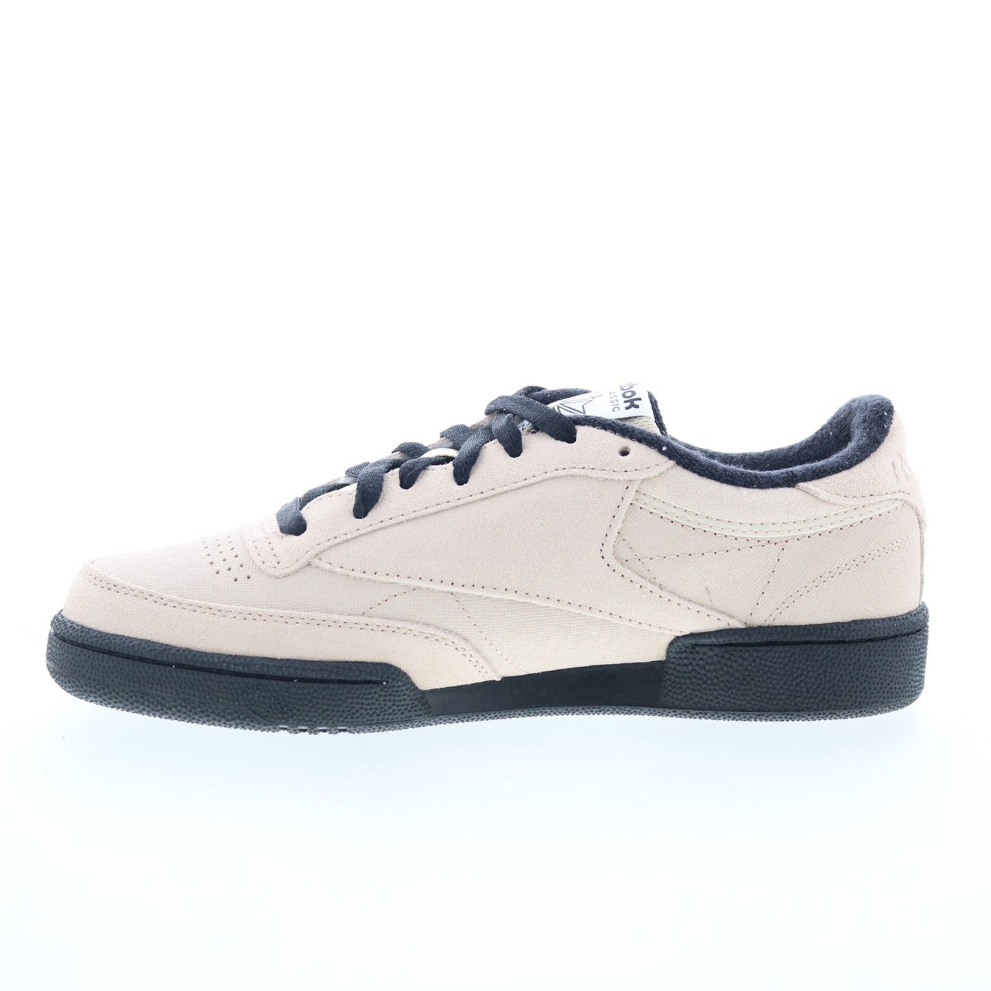 Reebok Club C 85 Mens Beige Suede Lace Up Lifestyle Sneakers Shoes