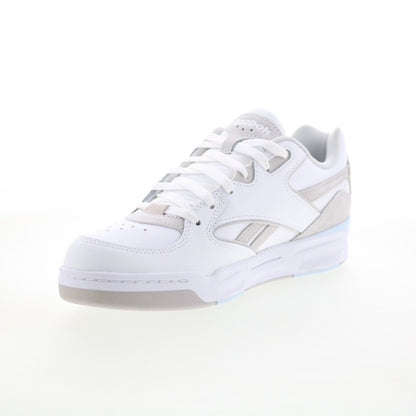 Reebok BB 4500 DMX Mens White Leather Lace Up Lifestyle Sneakers Shoes