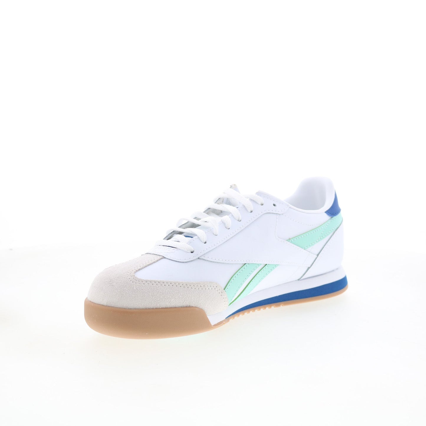 Reebok Campio XT Mens White Leather Lace Up Lifestyle Sneakers Shoes