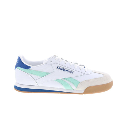 Reebok Campio XT Mens White Leather Lace Up Lifestyle Sneakers Shoes
