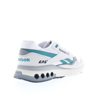 Reebok ERS World Mens White Suede Lace Up Lifestyle Sneakers Shoes