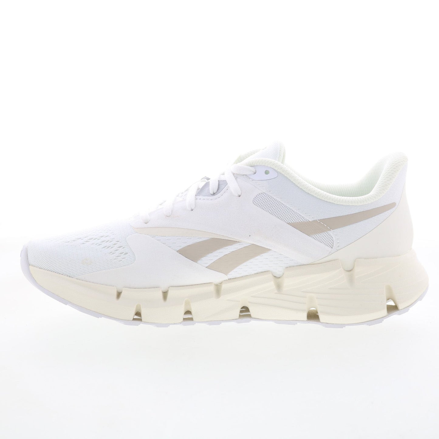 Reebok Zig Dynamica 5 Mens White Synthetic Lace Up Lifestyle Sneakers Shoes