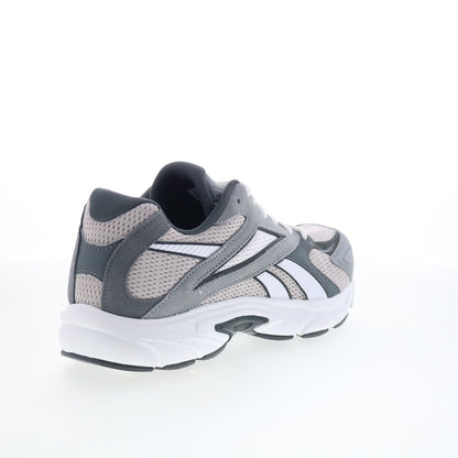 Reebok Road Prime Mens Gray Suede Lace Up Lifestyle Sneakers Shoes