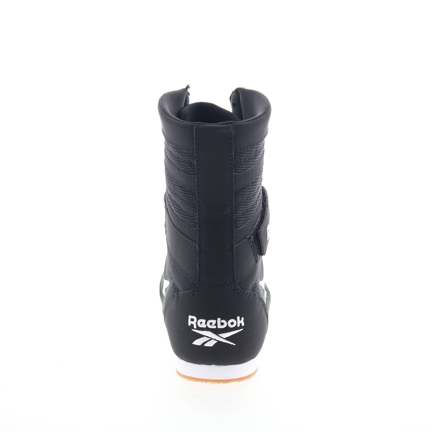 Reebok Boxing HI Mens Black Mesh Lace Up Athletic Boxing Shoes