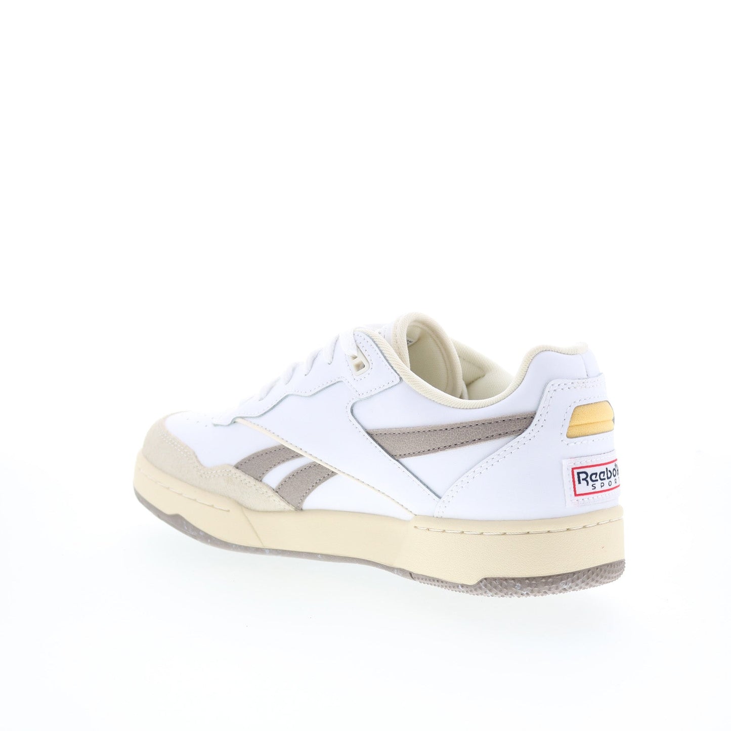 Reebok BB 4000 II Mens White Synthetic Lace Up Lifestyle Sneakers Shoes