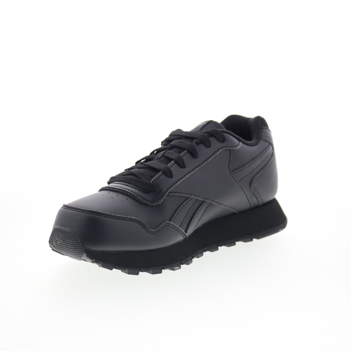 Reebok Glide Wide 4E Mens Black Extra Wide 4E Lifestyle Sneakers Shoes