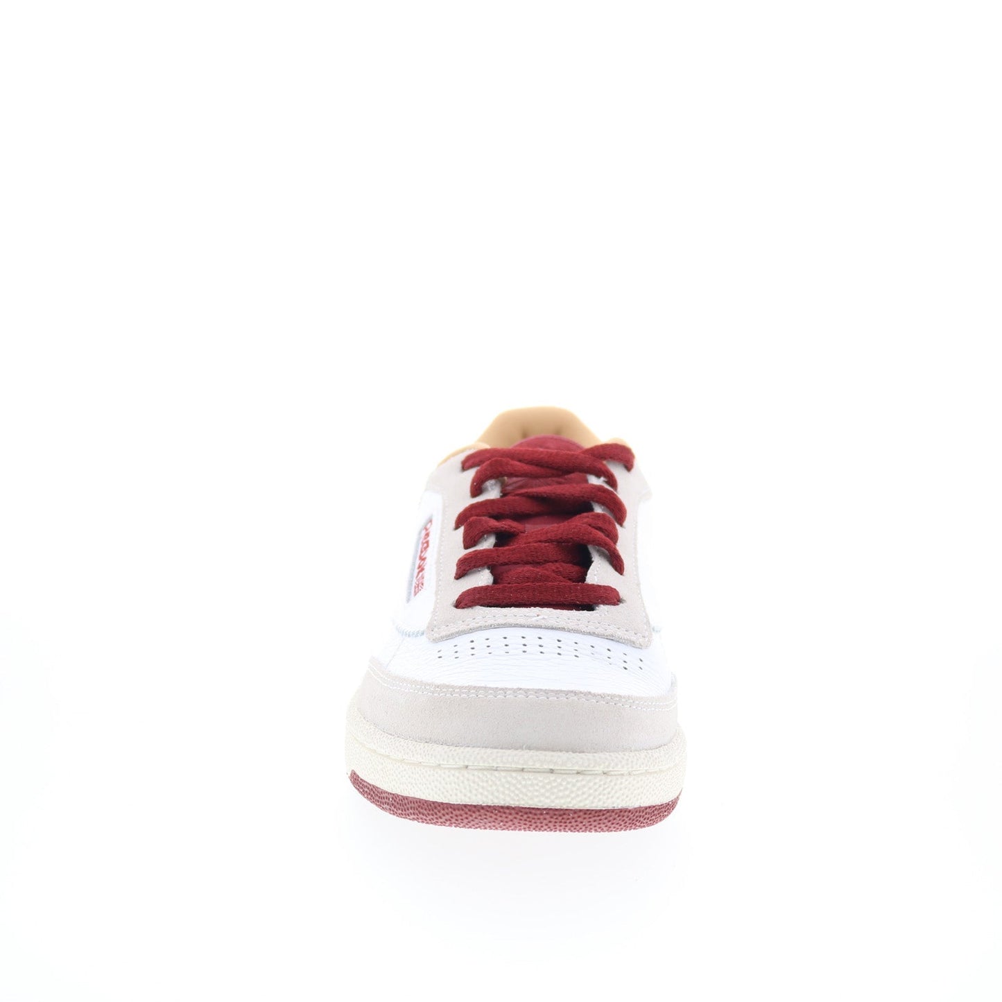 Reebok Club C 85 Mens White Leather Lace Up Lifestyle Sneakers Shoes