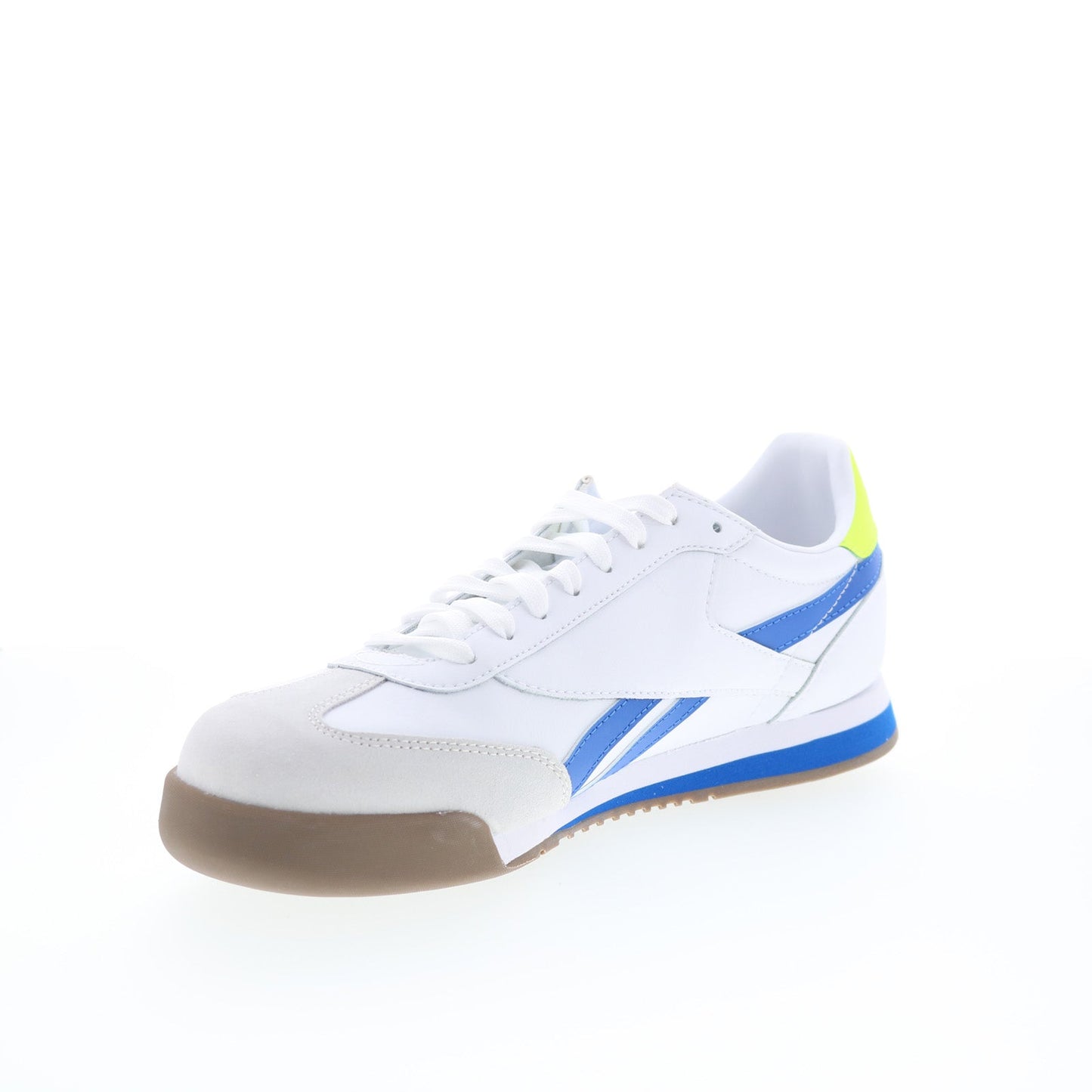Reebok Campio XT Mens White Leather Lace Up Lifestyle Sneakers Shoes