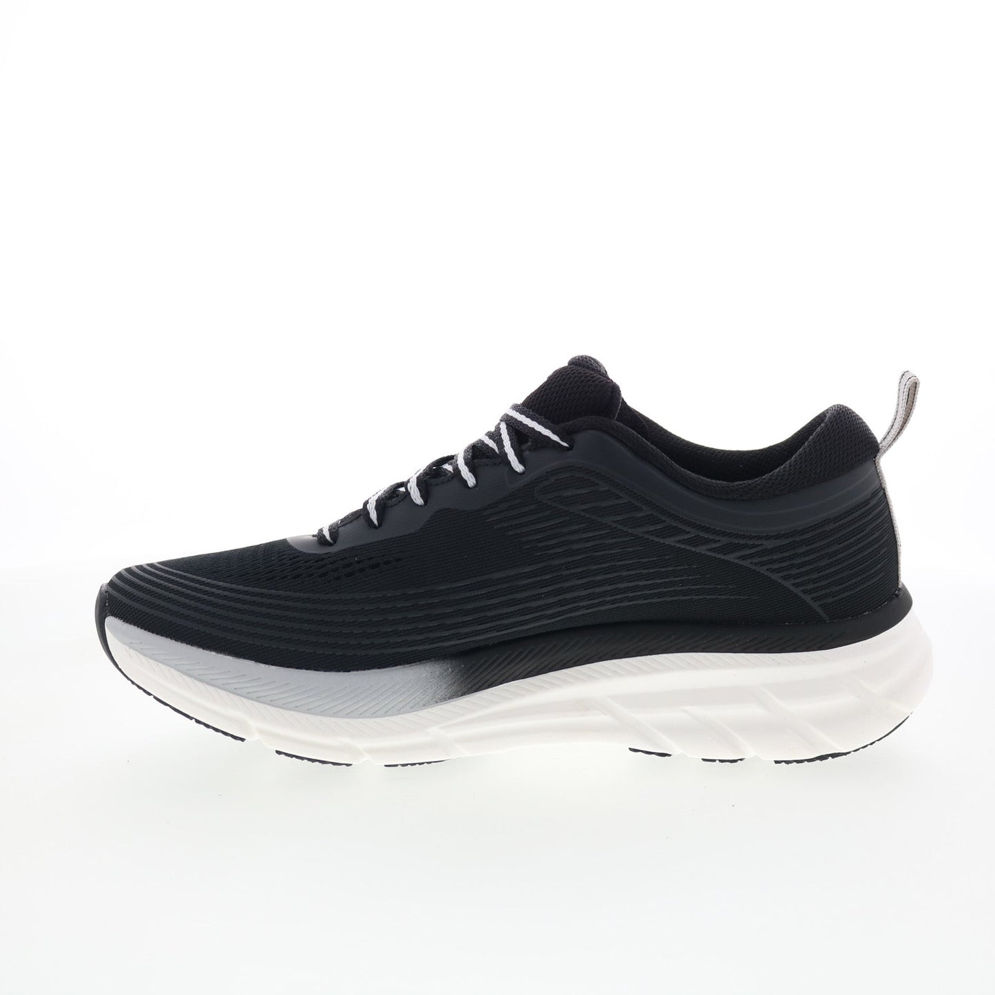 Reebok Road Strider Womens Black Canvas Lace Up Lifestyle Sneakers Shoes