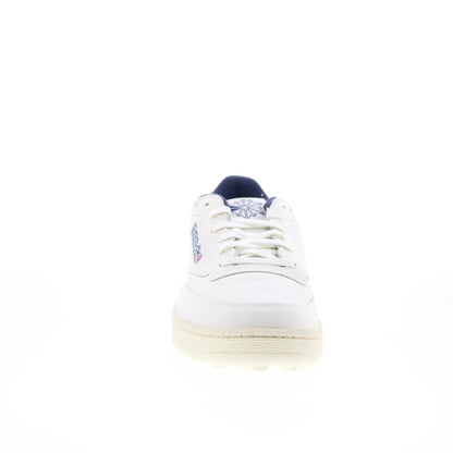 Reebok Club C Golf Mens White Leather Lace Up Athletic Golf Shoes