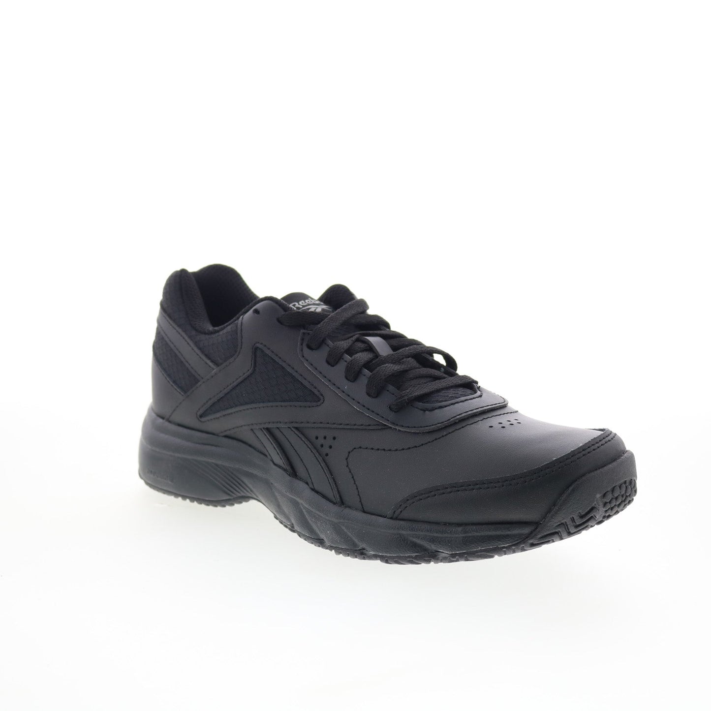 Reebok Work N Cushion 4.0 Mens Black Leather Lace Up Work & Safety Shoes
