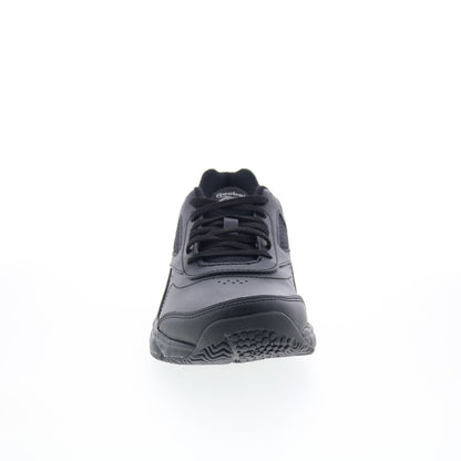 Reebok Work N Cushion 4.0 Mens Black Leather Lace Up Work & Safety Shoes