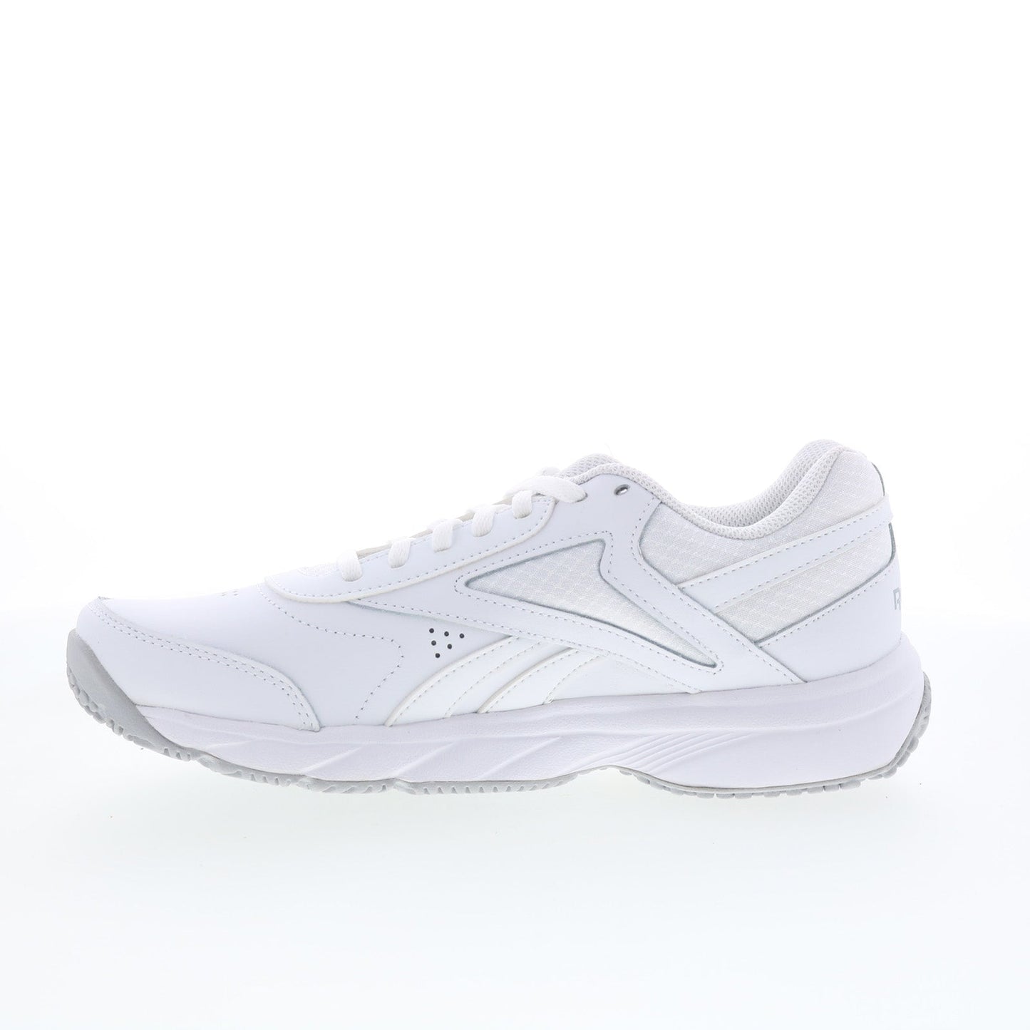 Reebok Work N Cushion 4.0 Mens White Leather Lace Up Work & Safety Shoes